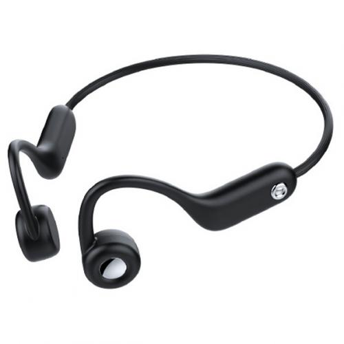 グリーンハウス GREEN HOUSE 耳掛け式 骨伝導ワイヤレスイヤホン ブラック GH-BCANC-BK