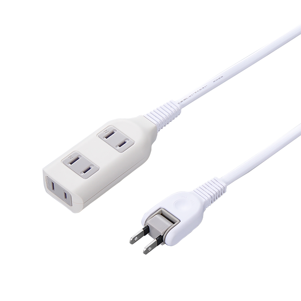 ヤザワ YAZAWA 裏面フックマグネット付タップ3個口1m白 ホワイト H4HJS301WH