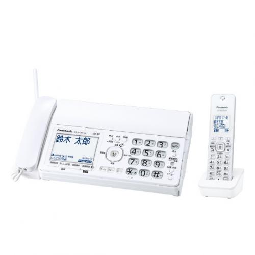 パナソニック Panasonic デジタルコードレス普通紙ファクス 子機1台付き ホワイト KX-PD360DL-W