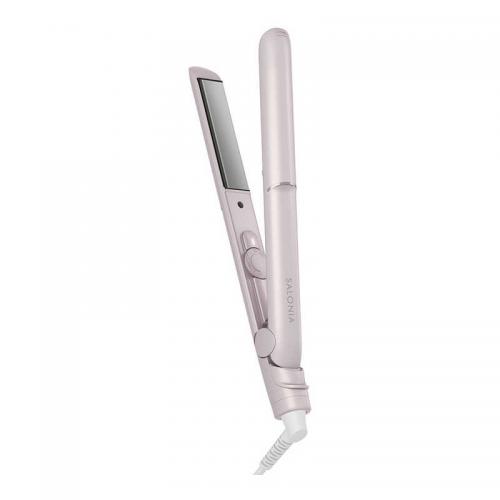 サロニア SALONIA グロッシーケア ストレートヘアアイロン 24mm ピンク SAL24112PK