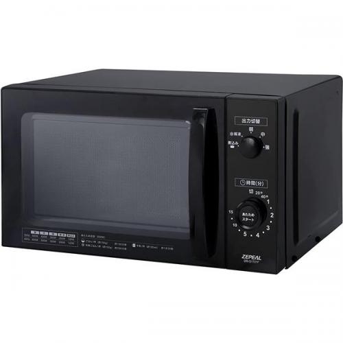 ゼピール ZEPEAL 電子レンジ ガラスターンテーブルタイプ 17L 50/60Hz DR-G1721F