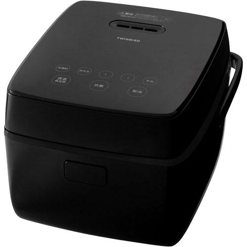 ツインバード TWINBIRD IHジャー炊飯器 はやくておいしい3合IH炊飯器 3合炊き ブラック RM-D793B