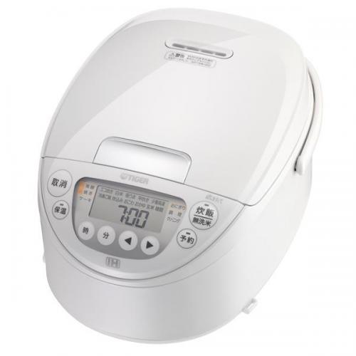 タイガー TIGER IH炊飯ジャー 5.5合炊き 炊きたて 遠赤黒厚釜 ピュアホワイト JPW-M100WY