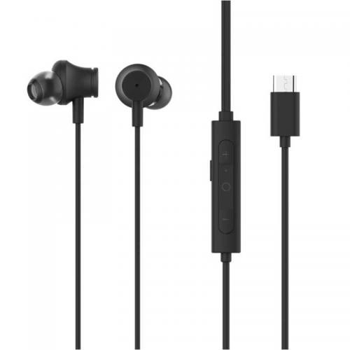 ナガオカ NAGAOKA USB Type-Cイヤフォン ブラック NTYPEC02BK