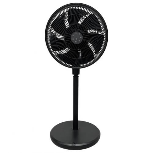 ロイヤル DCモーター搭載リモコン付リビング扇風機 BLK EGO402BLACK