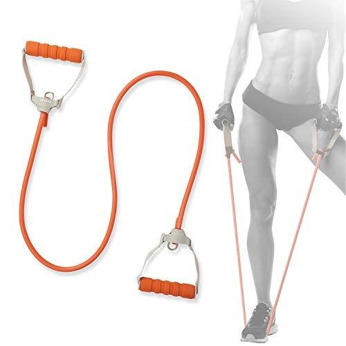 エレコム ELECOM トレーニングチューブ ハンドル付き スタンダード エクリアスポーツ 1.5m オレンジ HCF-TBHGHDR