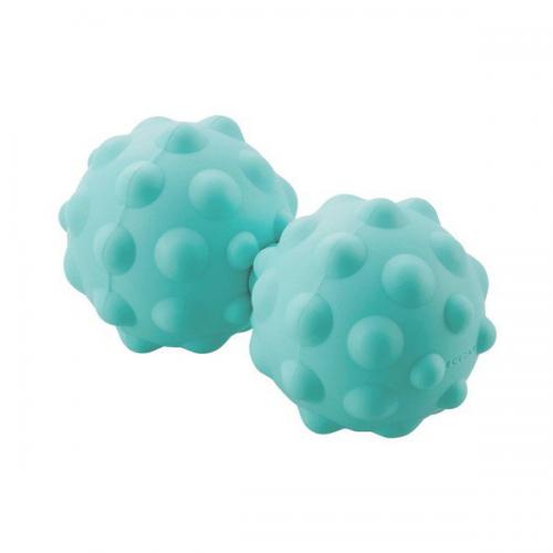 エレコム ELECOM エクリアスポーツ 伸びるストレッチボール 凸タイプ ソフト レギュラーサイズ ライトブルー HCK-PBTRSBUL