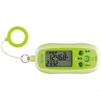 タニタ TANITA 歩数計 防犯ブザー付き グリーン FB-736-GR