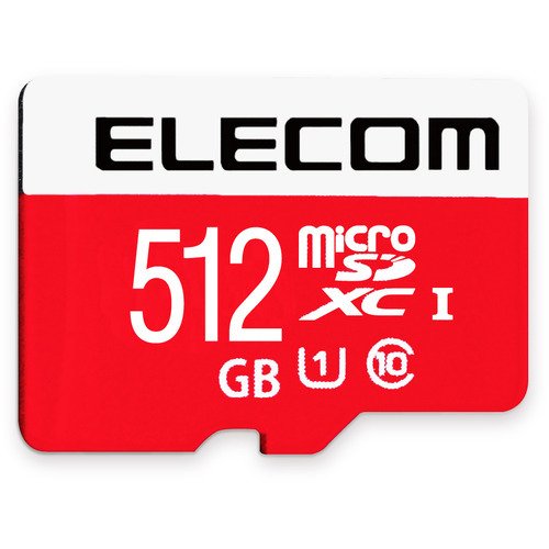 エレコム ELECOM microSDXCカード 512GB GM-MFMS512G