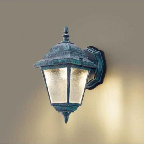 パナソニック Panasonic 青銅色 LED玄関照明 電球色 防雨型 LGW80264LE1