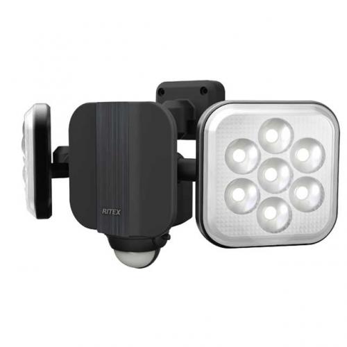 ムサシ MUSASHI RITEX サシ LEDセンサーライト(11W×2灯) LED-AC2022