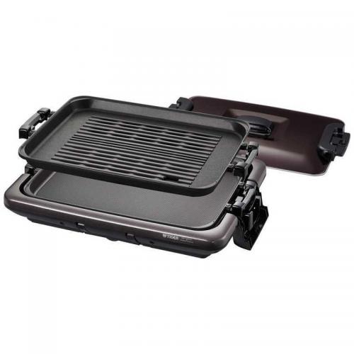 タイガー TIGER ホットプレート ブラウン  プレート2枚 CRV-G201T