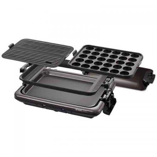 タイガー TIGER ホットプレート ブラウン プレート3枚 CRV-G301T