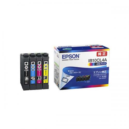 EPSON エプソン 純正インクカートリッジ カードケース 4色パック IB10CL4A