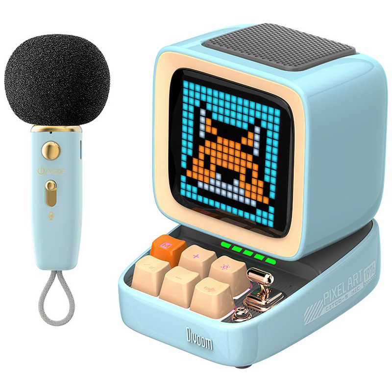 ディブーム DIVOOM スピーカー Ditoo-5M ブルー DITOO-5MBLUE