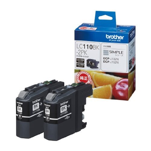 ブラザー brother  純正インク 2個セット(ブラック) LC110BK-2PK
