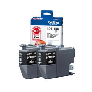 ブラザー brother  純正プリンターインク ブラック2個パック LC411BK-2PK