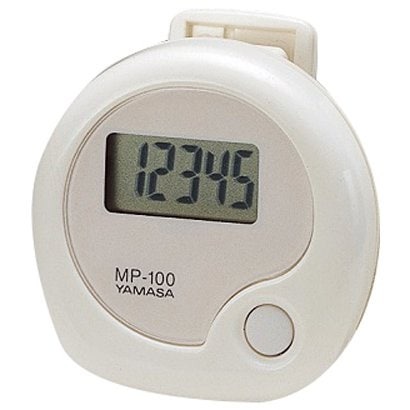 山佐時計計器 YAMASA 万歩計 manpo ホワイト MP-100W