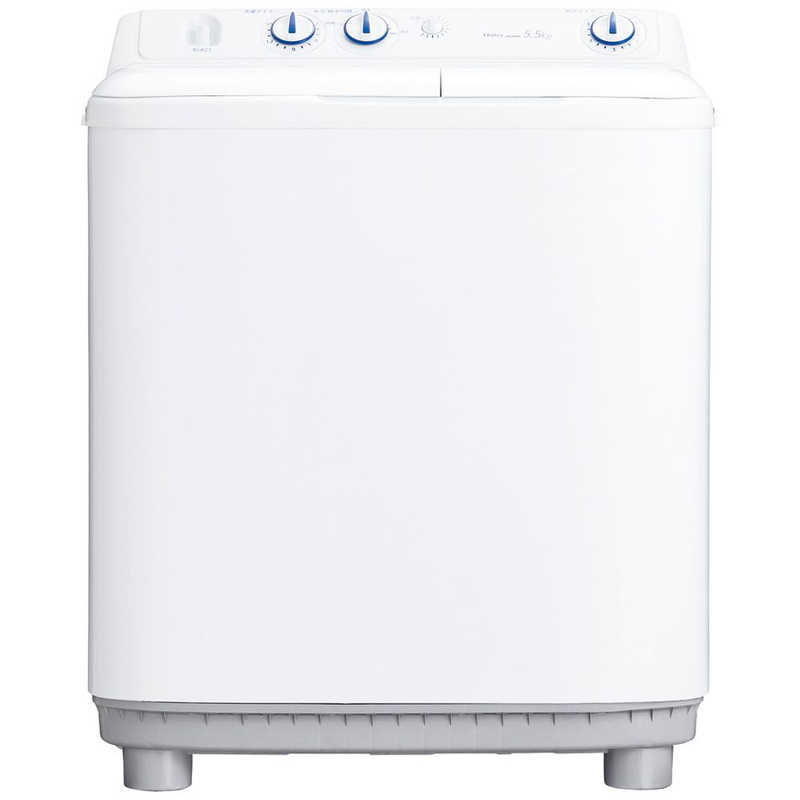 ハイアール Haier 二槽式洗濯機 5.5kg ホワイト JW-W55G-W(大型)