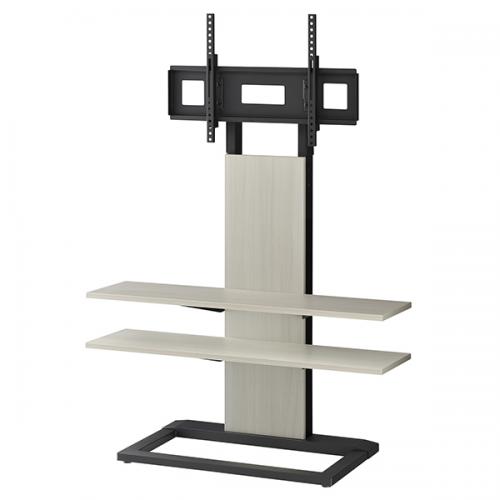 ハヤミ工産 壁寄スタンド ～86V型対応 ホワイト KF2900W