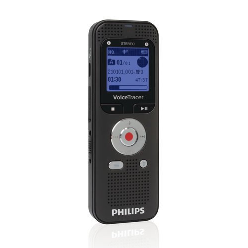 フィリップス PHILIPS リニアPCM対応 ICレコーダー ブラック DVT2000-BK