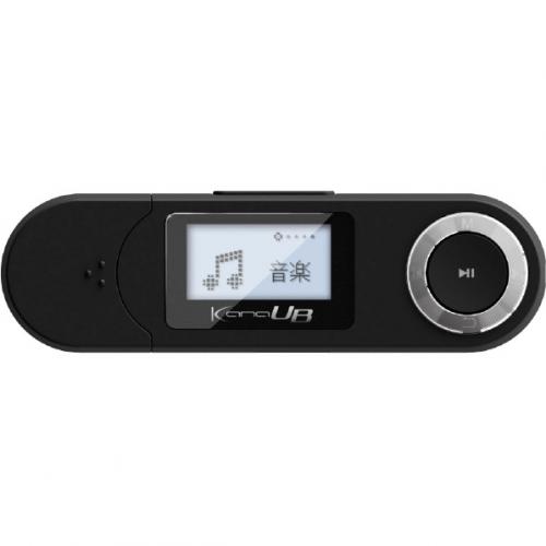グリーンハウス GREEN HOUSE MP3プレーヤー KANA UB 16GB ブラック GH-KANAUBS16-BK