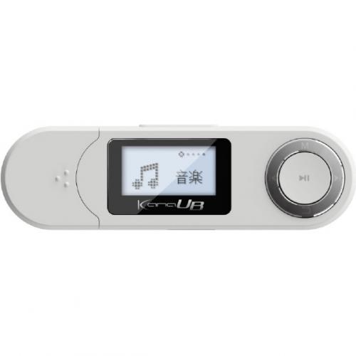 グリーンハウス GREEN HOUSE MP3プレーヤー KANA UB 16GB ホワイト GH-KANAUBS16-WH