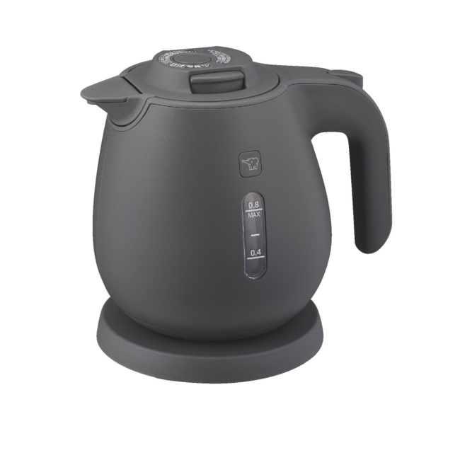 【決算20%オフクーポン対象商品】象印マホービン ZOJIRUSHI 電気ケトル　0.8L　チャコール CK-JA08-HZ
