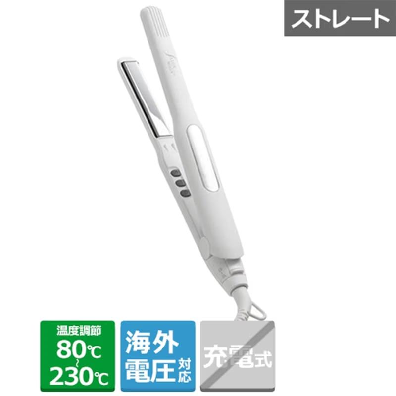 サロンムーン SALONMOON ミラーダブルイオン ストレートヘアアイロン 15mm ホワイト SLM108WH