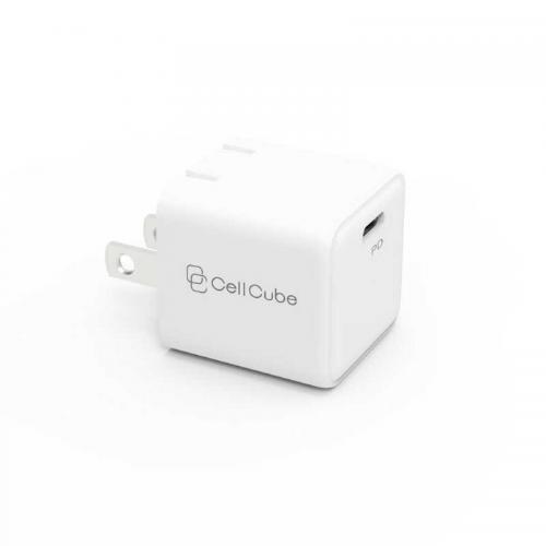 FUNMAXJ ファンマックスジャパン「CellCube」USB-C充電器 1ポートUSB-C Fast Charger Mini PD20W CC-AC05-WH