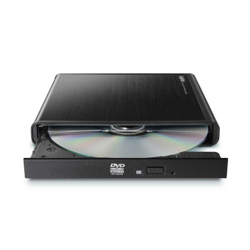 ロジテック Logitec USB-A ポータブルDVDドライブ(書き込み) ブラック LDR-PMM8U2LBK