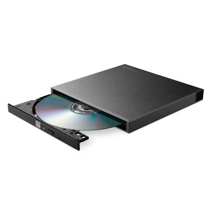 ロジテック Logitec USB Type-C対応ポータブルDVD ブラック LDR-PXA8CU2LBK