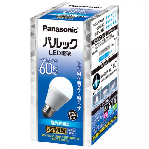 パナソニック Panasonic LED電球 一般電球形60形 810lm 昼光色 LDA7DHS6