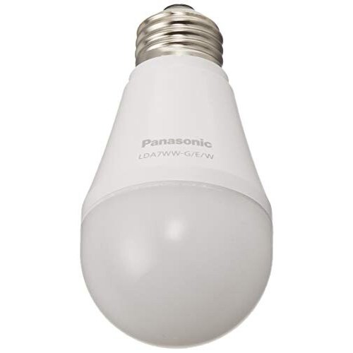 パナソニック Panasonic LED電球 口金直径26mm 電球60形 温白色 7.3W LDA7WWGEW1
