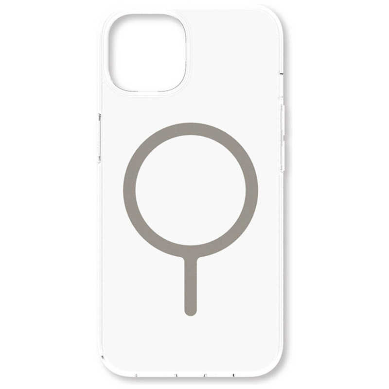 トリニティ iPhone 14 6.1インチ iPhone 13 ［Turtle］ MagSafe対応 ハイブリッドクリアケース シルバーライン TR-IP22M2-TTMS-CLSV