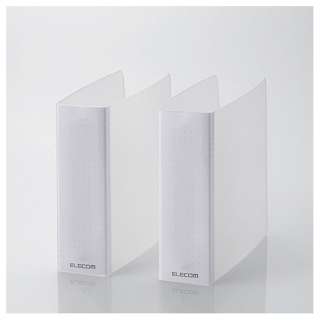 ELECOM DVD・CD不織布ケース専用ファイル 2冊入 24枚収納 クリア CCD-B01WCR エレコム