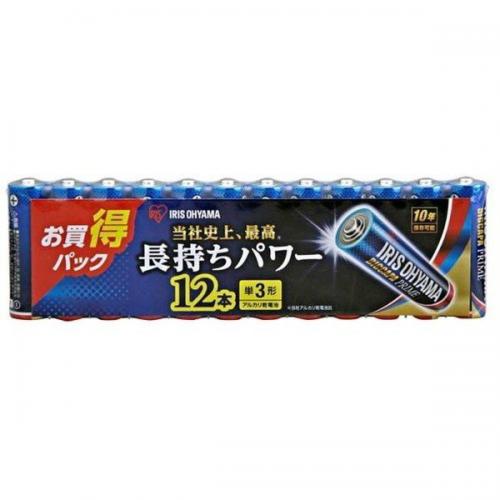 アイリスオーヤマ IRIS OHYAMA アルカリ乾電池単3形 12本パックBIGCAPA PRIME LR6BP12P
