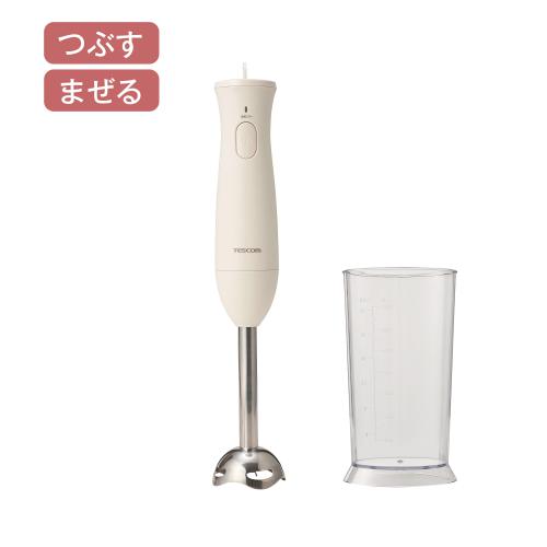 テスコム TESCOM ハンドブレンダー 1台2役 ホワイト TBL10A-W