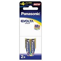 Panasonic 乾電池エボルタ単4形2本パック LR03EJ/2B パナソニック
