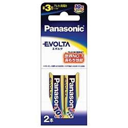Panasonic 乾電池エボルタ単3形2本パック LR6EJ/2B パナソニック
