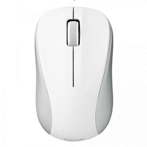 エレコム ELECOM ワイヤレスマウス Bluetooth IR LED 3ボタン Sサイズ 抗菌 ホワイト MBY10BRKWH