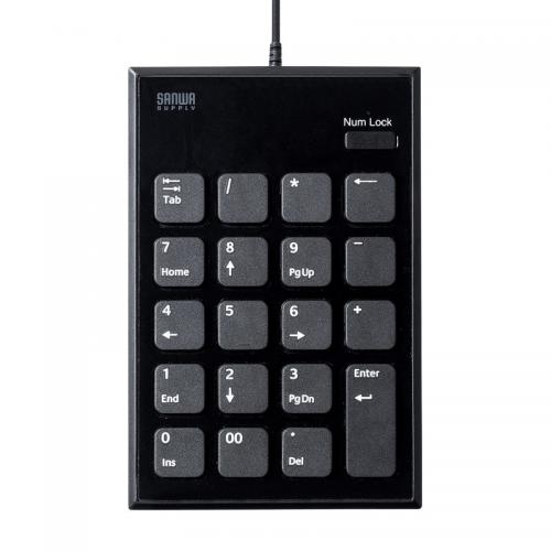 サンワサプライ SANWA SUPPLY 静音USBテンキー NT-23UBK