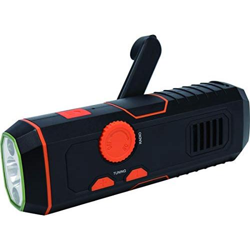 マクロス Macros コンパクトマルチダイナモラジオ 手回し充電ラジオ 懐中電灯 スマホ充電 MEA-24