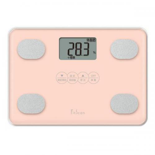 タニタ TANITA 体重体組成計 健康管理 お手軽 ダイエット コンパクト 小型 FitScan ピンク FS-104-PK