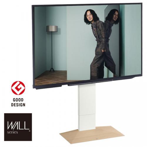 NAKAMURA ナカムラ ～80V型対応 壁寄せテレビスタンド EQUALS WALL INTERIOR TVSTAND V3ロータイプ ホワイトオークベース WLTVB5W32