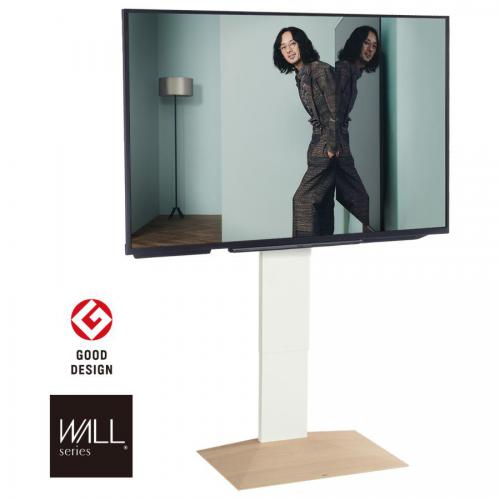 NAKAMURA ナカムラ ～80V型対応 壁寄せテレビスタンド EQUALS WALL INTERIOR TVSTAND V3ハイタイプ ホワイトオークベース WLTVB6W32