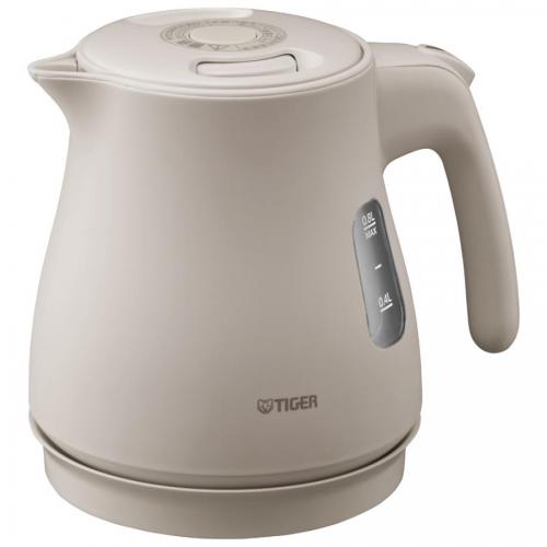 タイガー TIGER 蒸気レス電気ケトル 0.8L アーバンベージュ PCV-A080CU