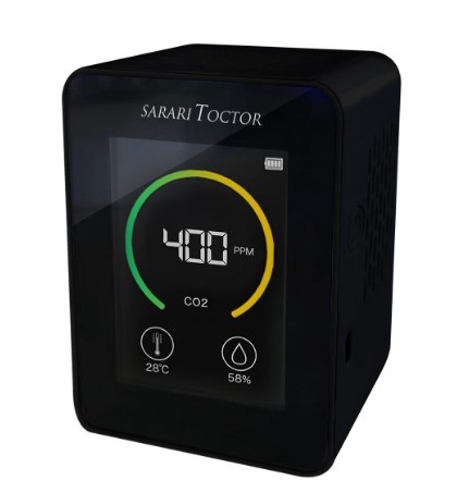 レッドスパイス コンパクト二酸化炭素濃度計 BLACK RSE1835