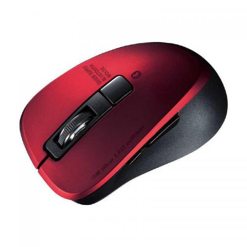 サンワサプライ SANWA SUPPLY Bluetooth 5.0マウス 静音 ブルーLED 5ボタン MA-BTBL155R