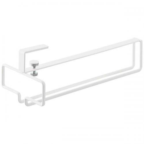 山崎実業 Yamazaki 戸棚下ワイングラスハンガー プレート ホワイト 2905